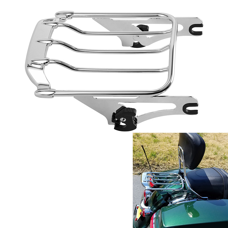 Motorcycle Gear Rack - Motorcycle Two Up Luggage Rack Fit