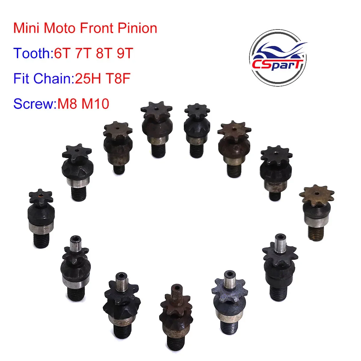 Motorcycle Gear Rack - 6T 7T 8T 9T 25H T8F